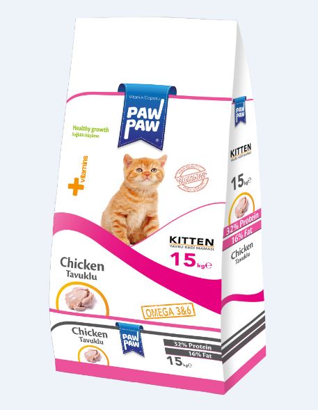 Paw Paw Kitten Food Chicken